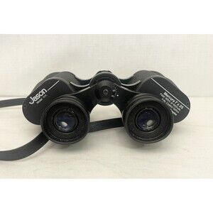 Jason Empire Binoculars 7 x 35 Model 1111 Field 358ft @ 1000yds Black Travel Bag